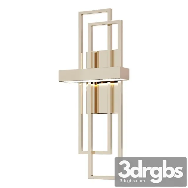 Modern balance beams led wall sconce 3D Model Free