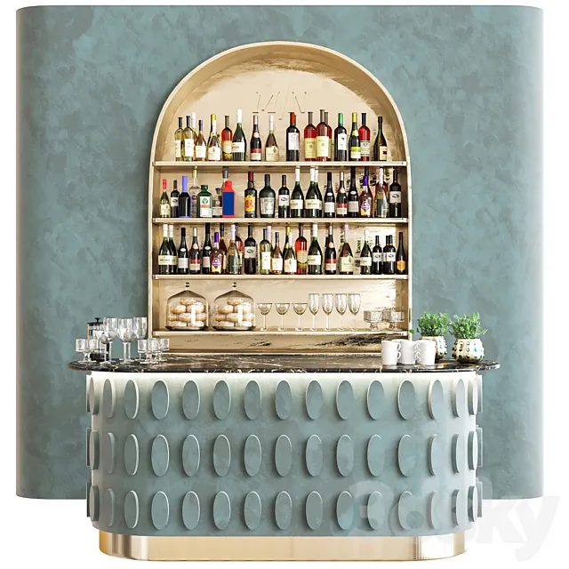 Modern bar counter 33 Free Download