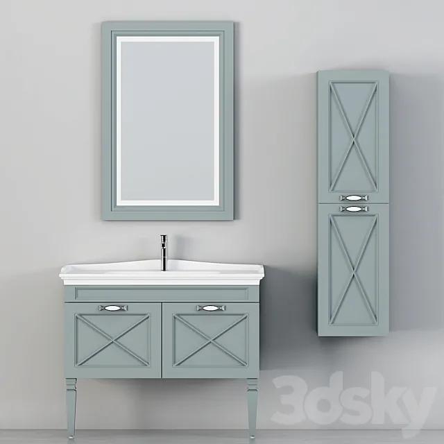 Modern Bathroom Cabinet | No. 064 3D Model