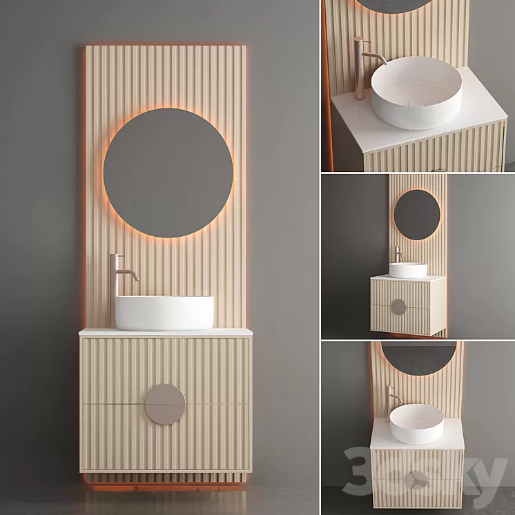 Modern Bathroom Furniture | No. 114 3D Model Free