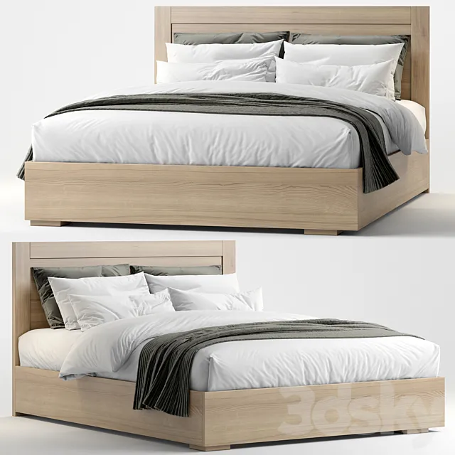 Modern bed 12 3D Model