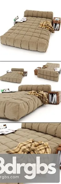 Modern Bed 23 3D Model Free