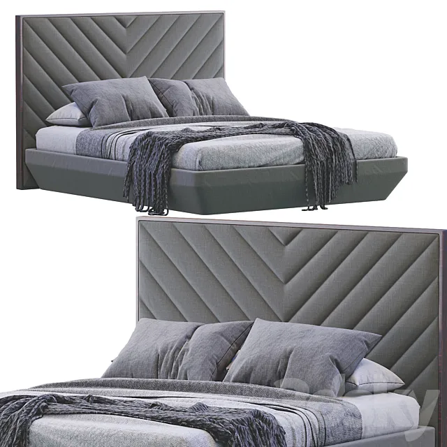 Modern bed 3D Model