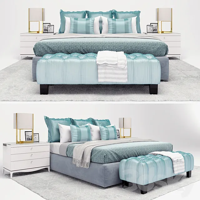 modern bed 3DModel