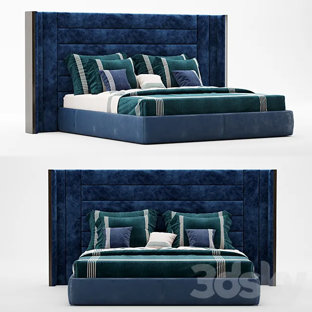 Modern bed 5 3DModel