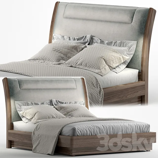 Modern bed 7 3D Model