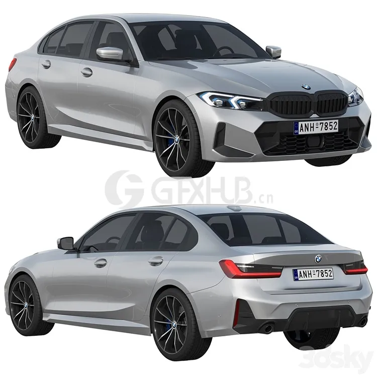 Modern car BMW 3er Limousine 2022 - 3515