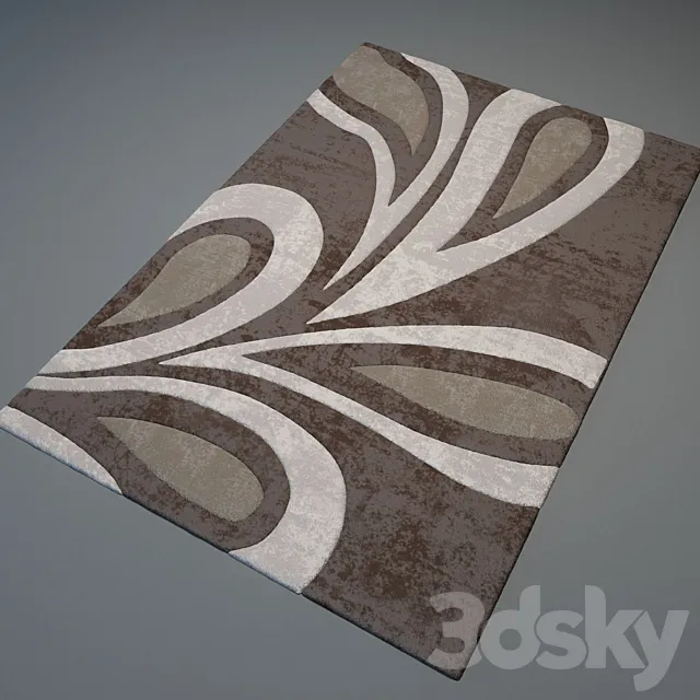 Modern carpet №12 3D Model