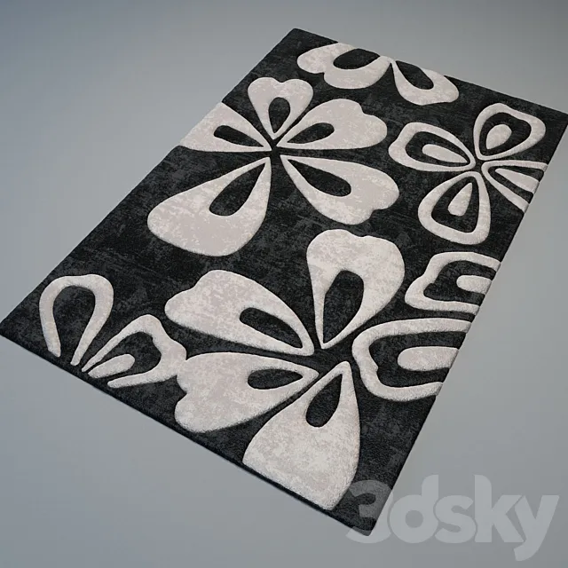 Modern carpet №7 3D Model