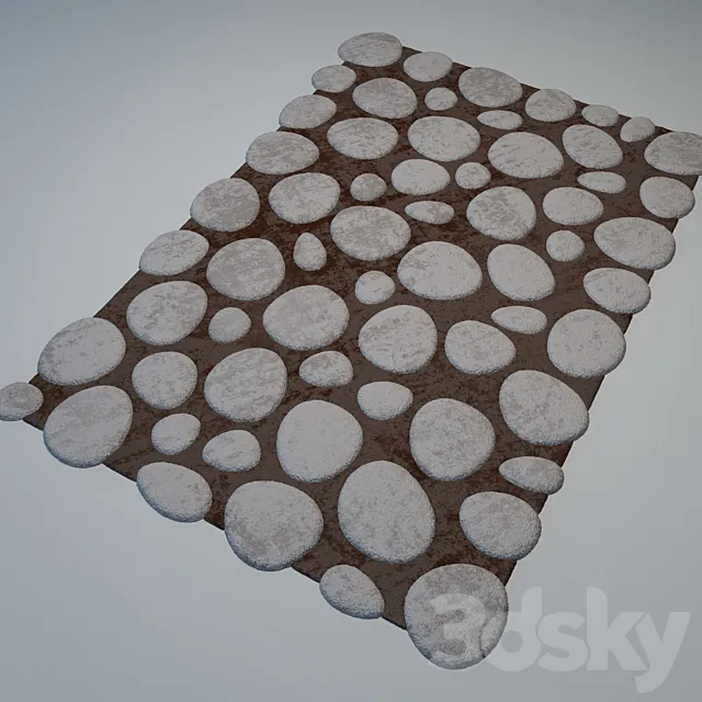 Modern carpet №9 3D Model