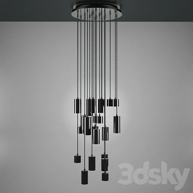 Modern Ceiling Light 3D Model