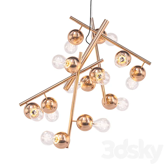 Modern chandelier 3D Model