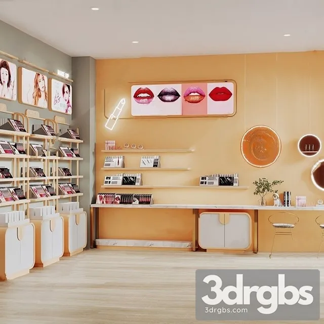 Modern Cosmetic Store 2 3D Model Free