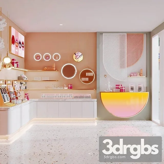 Modern Cosmetic Store 3 3D Model Free