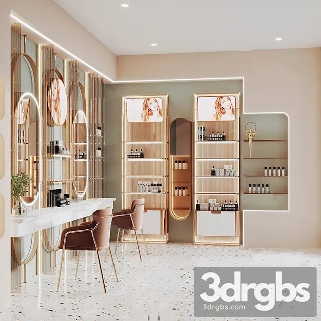 Modern Cosmetic Store 7 3D Model Free