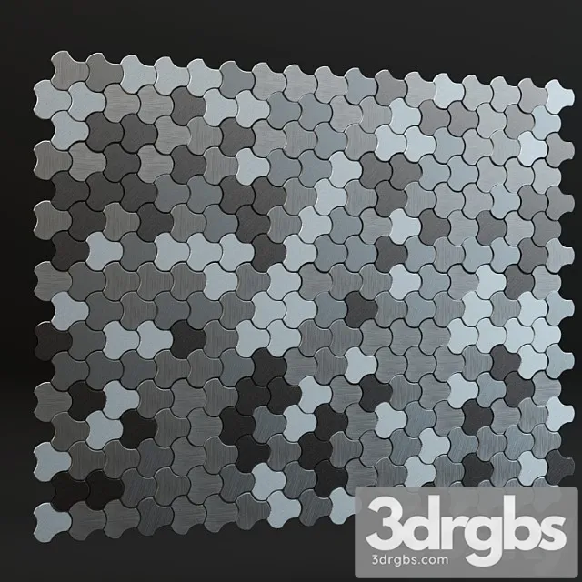 Modern decorative metal tiles by karim rashid 3D Model Free