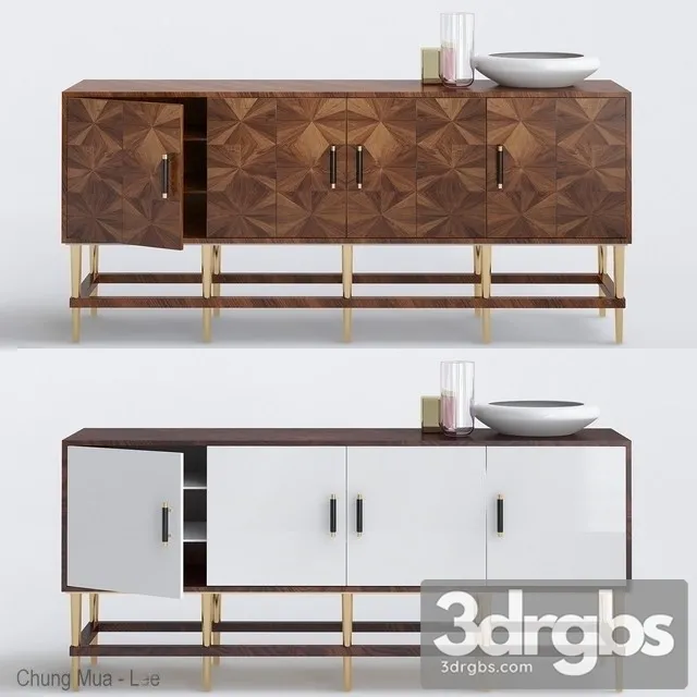 Modern Dining Room Buffets 3D Model Free