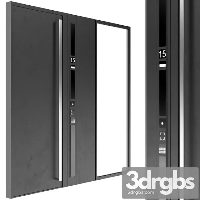 Modern Door 06 3D Model Free