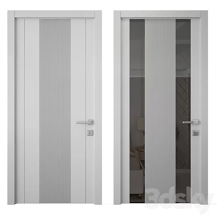Modern Door 5 3D Model