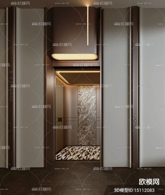 Modern Elevator 3D Models - 015