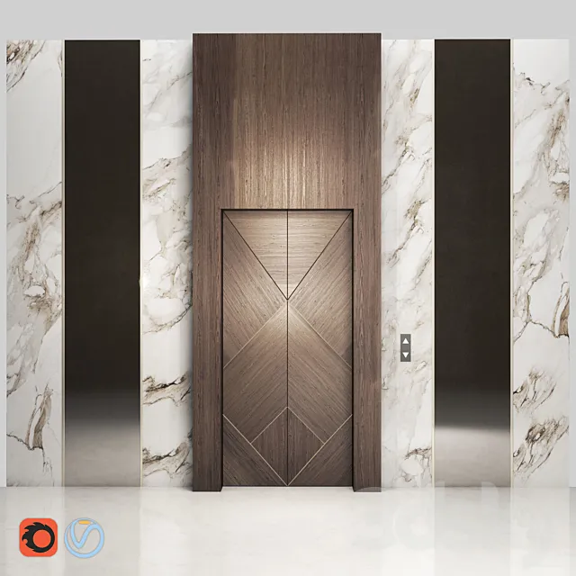 Modern elevator 3DModel