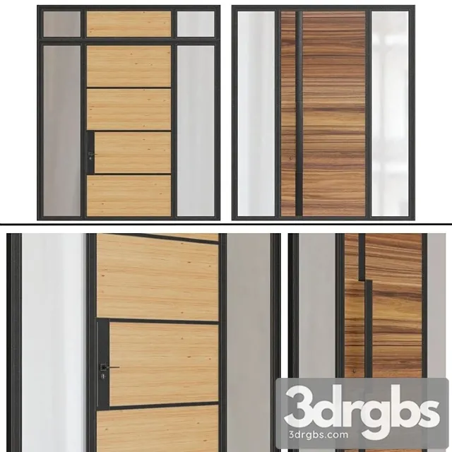 Modern Entrance Doors 2 3D Model Free