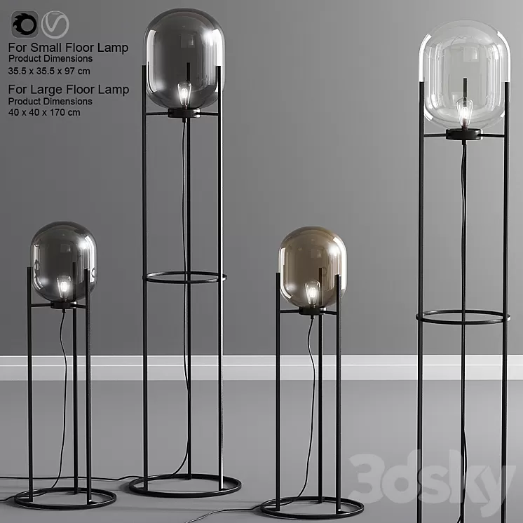 Modern floor lamps