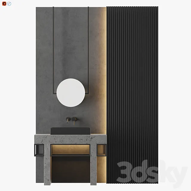 MODERN - Gray Bathroom_19 Free Download