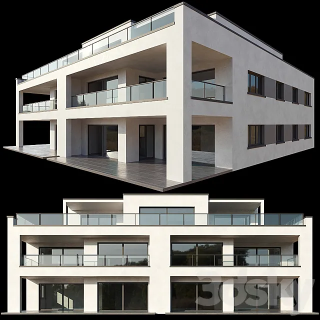 Modern House 04 3DModel