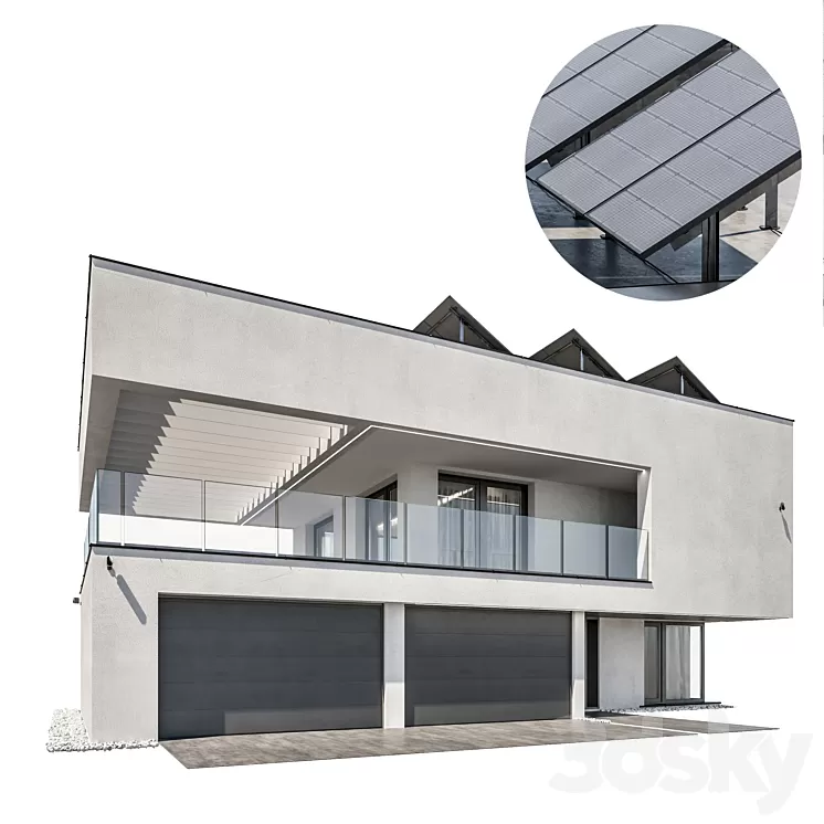 Modern house 18 3D Model