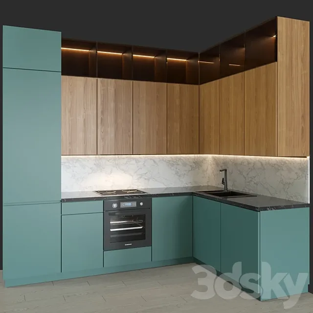 Modern Kitchen 30 3D Model
