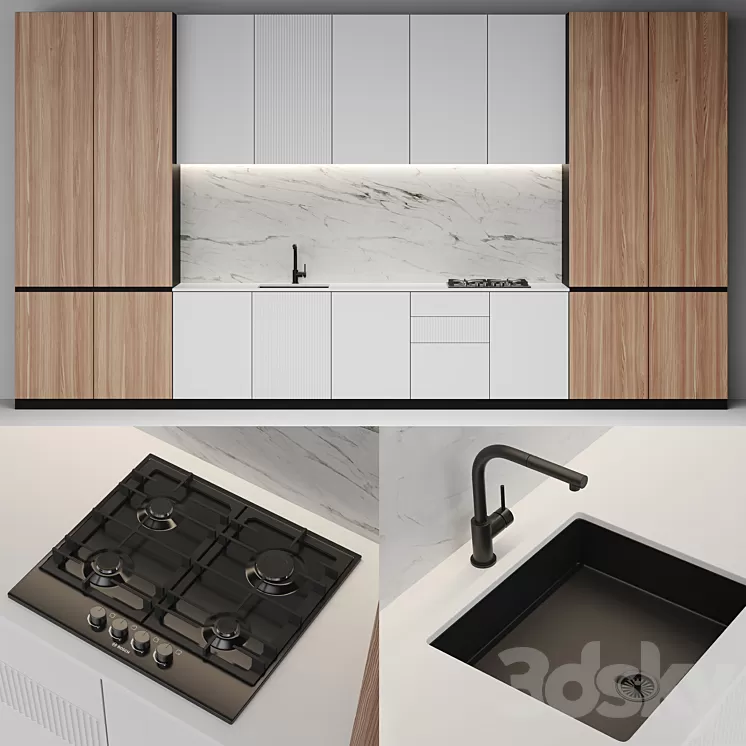 Modern kitchen 3D Model