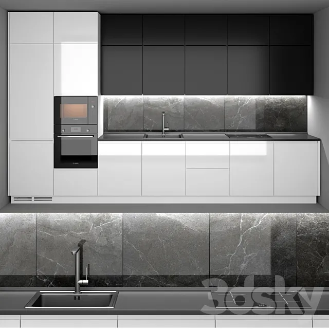 Modern kitchen 3D Model