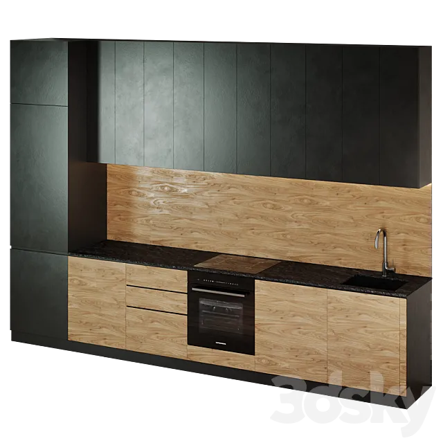 modern kitchen 3D Model