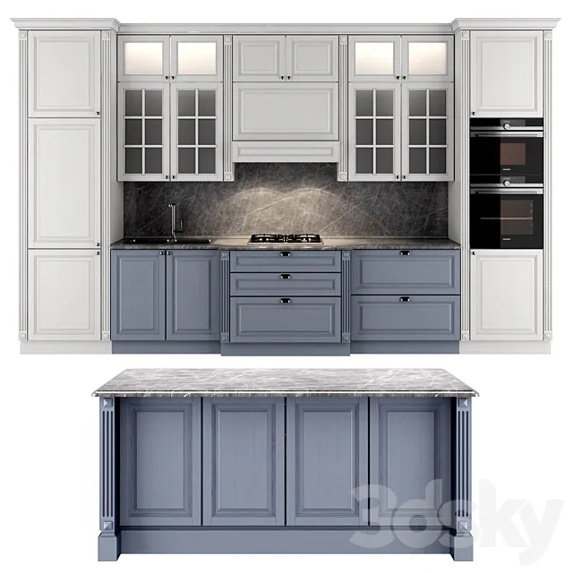 Modern kitchen 3D Model