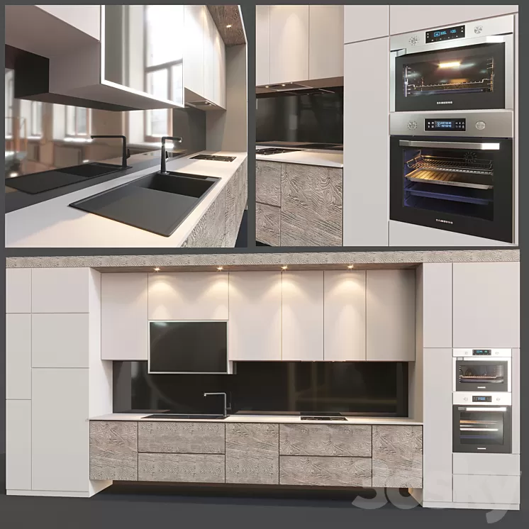 Modern kitchen 3D Model