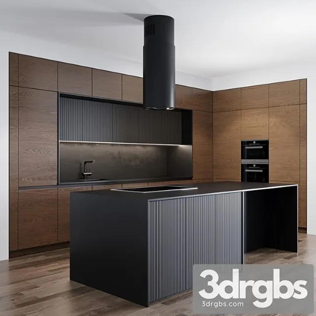 Modern kitchen 5 3D Model Free