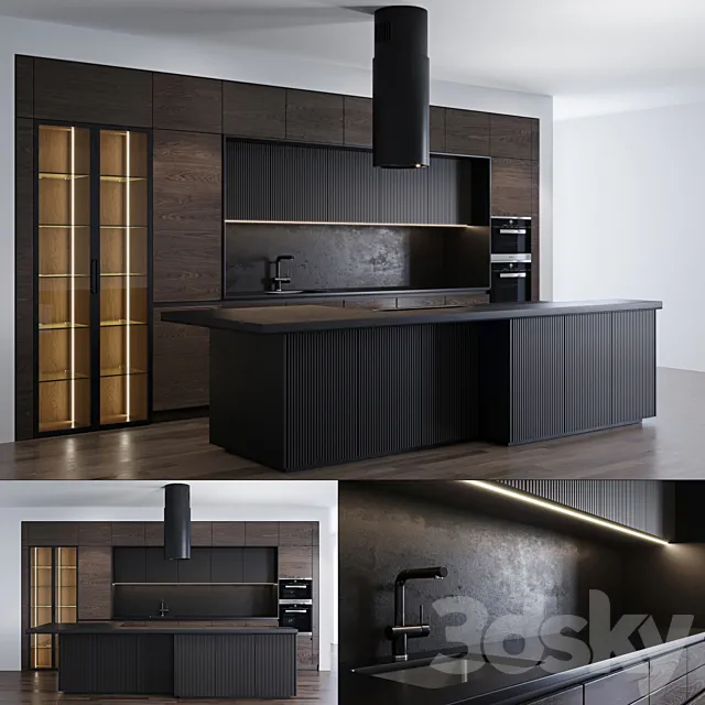 Modern kitchen 7 3D Model