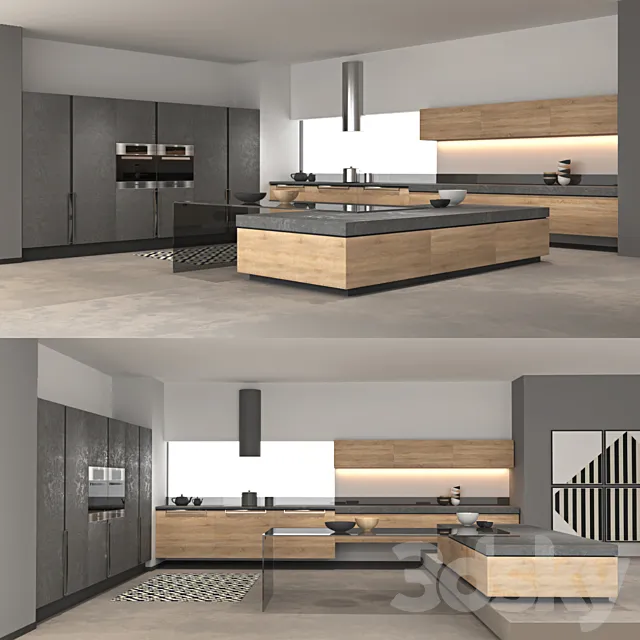 modern kithen modern kitchen 3D Model