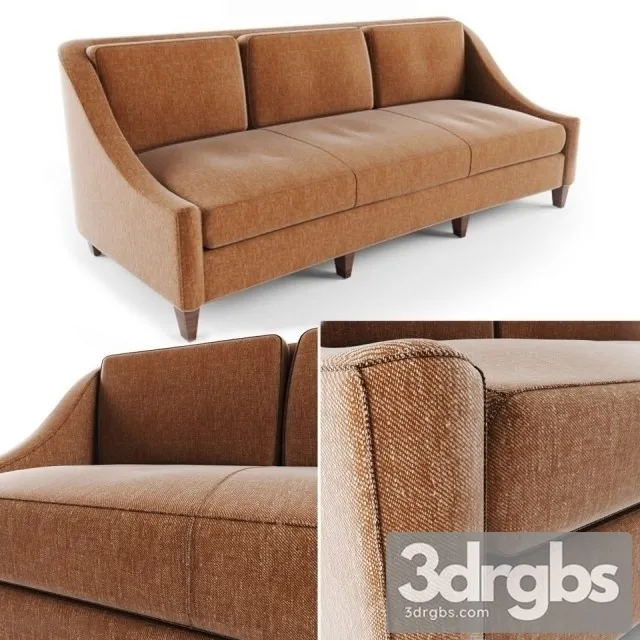 Modern Leather Sectionals Sofa 3D Model Free