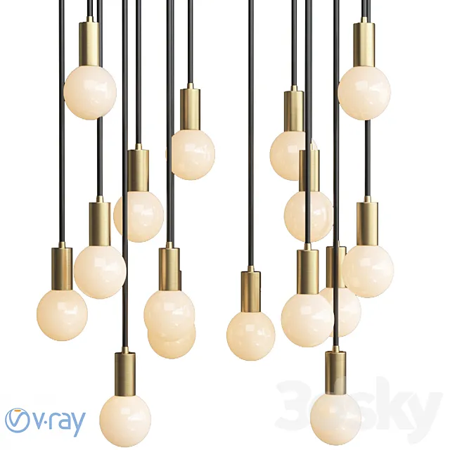Modern Lights Craft hubs Modern Lights 3D Model