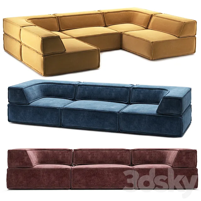 Modern moroccan sofa 3DModel