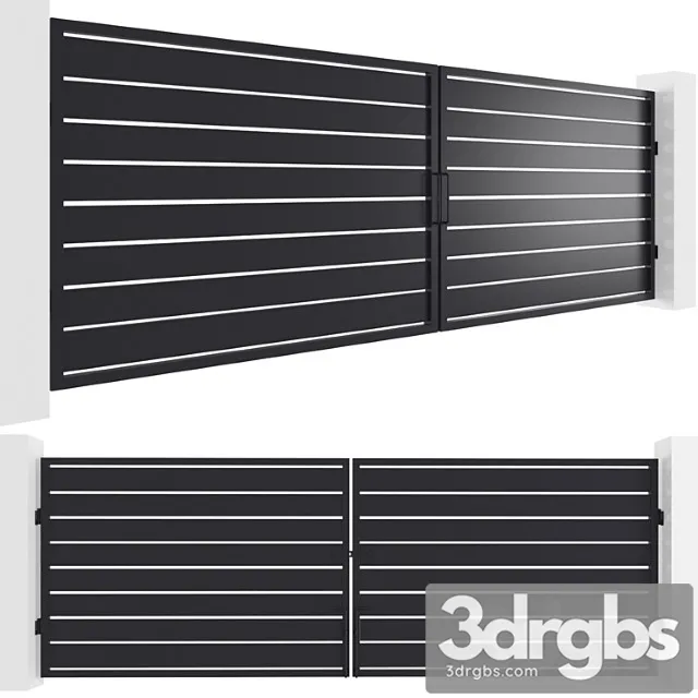 Modern ms main gate 2 3D Model Free