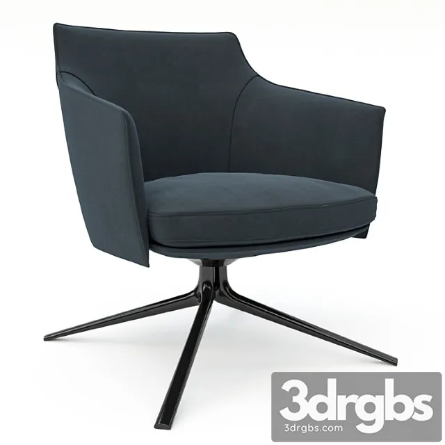 Modern office armchair 1 3D Model Free