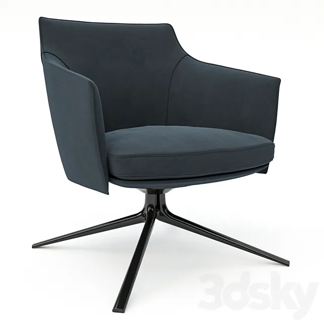 Modern Office Armchair 1 3D Model
