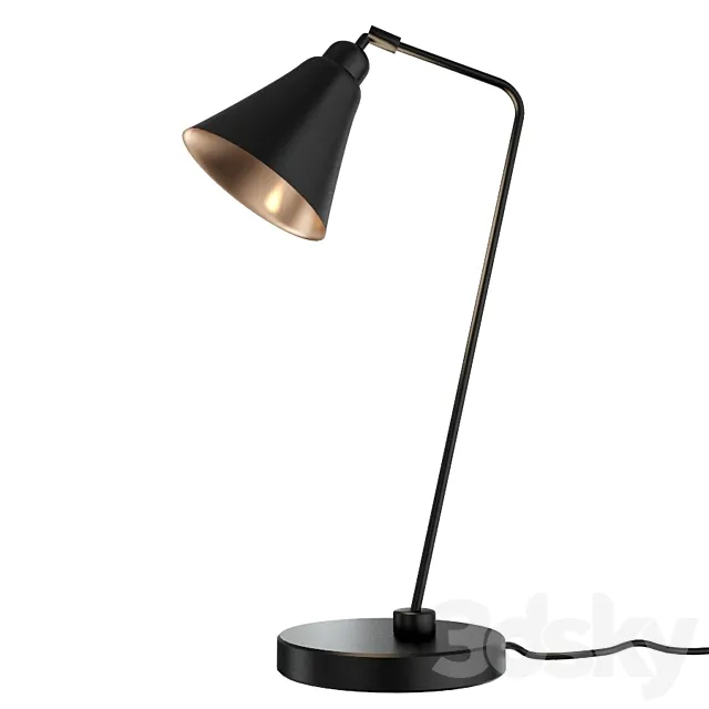 Modern Office Desk Lamp 3D Model