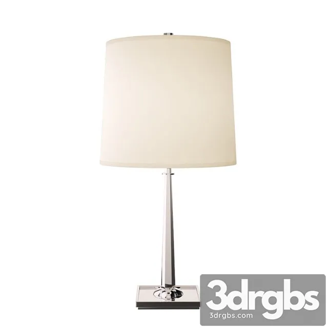 Modern Petal Desk Lamp In Soft Silver 3D Model Free
