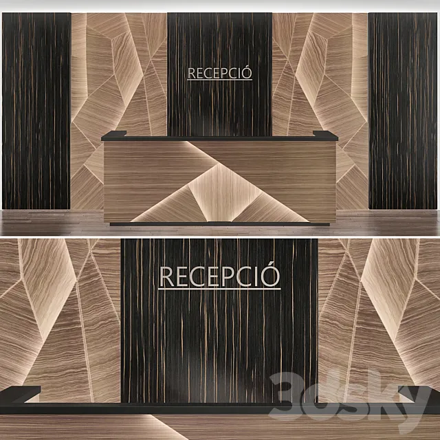Modern reception 3D Model