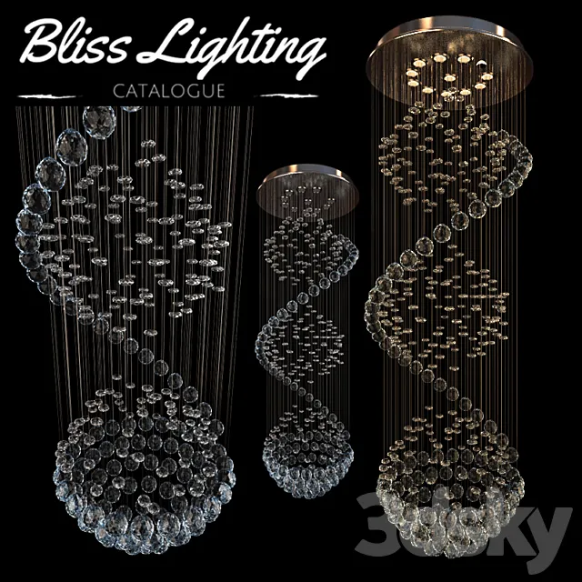 Modern Romantic Spiral Sphere K9 3D Model