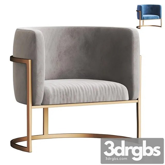 Modern round brush microfiber living